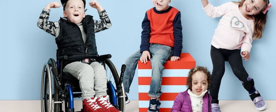 imagen de niños con discapacidad.
