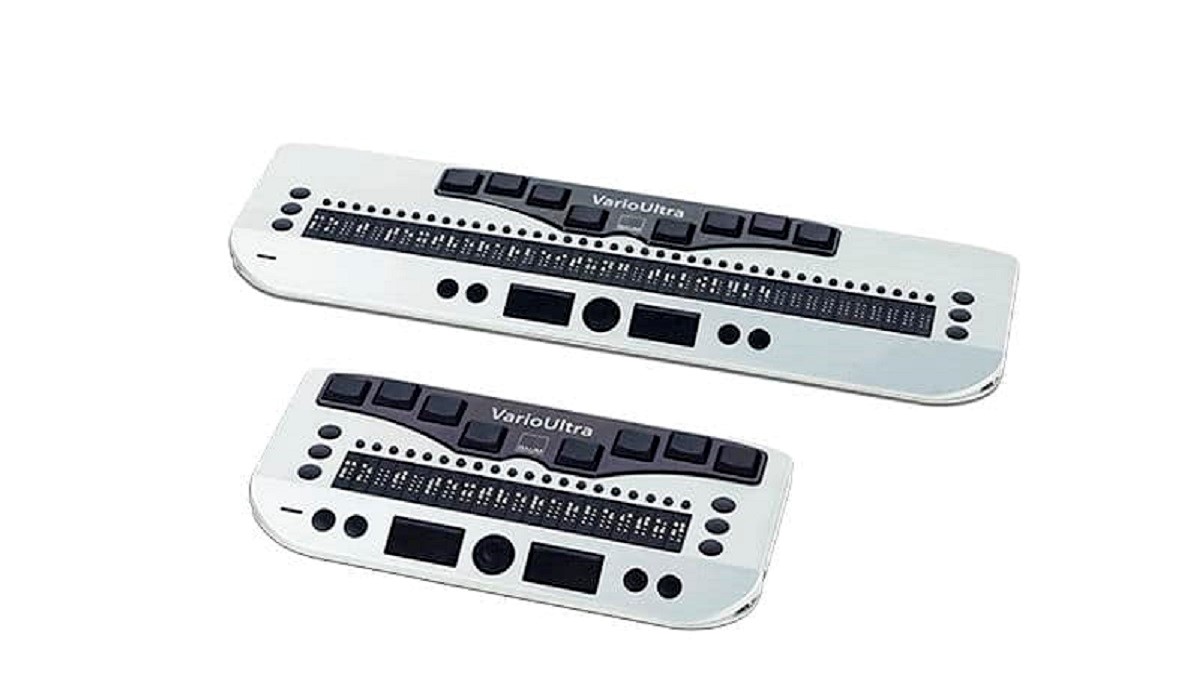 imagen de líneas braille varioultra 20-40 comparando la de 20 y 40 celdas