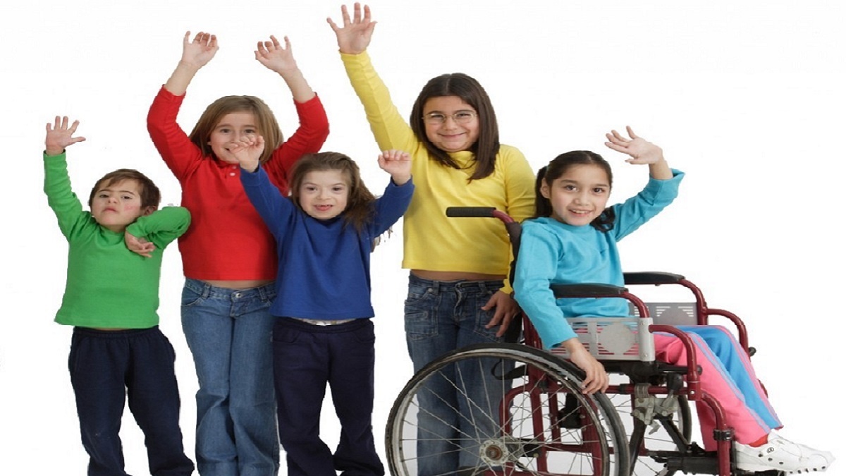 imagen de varios alumnos con discapacidad