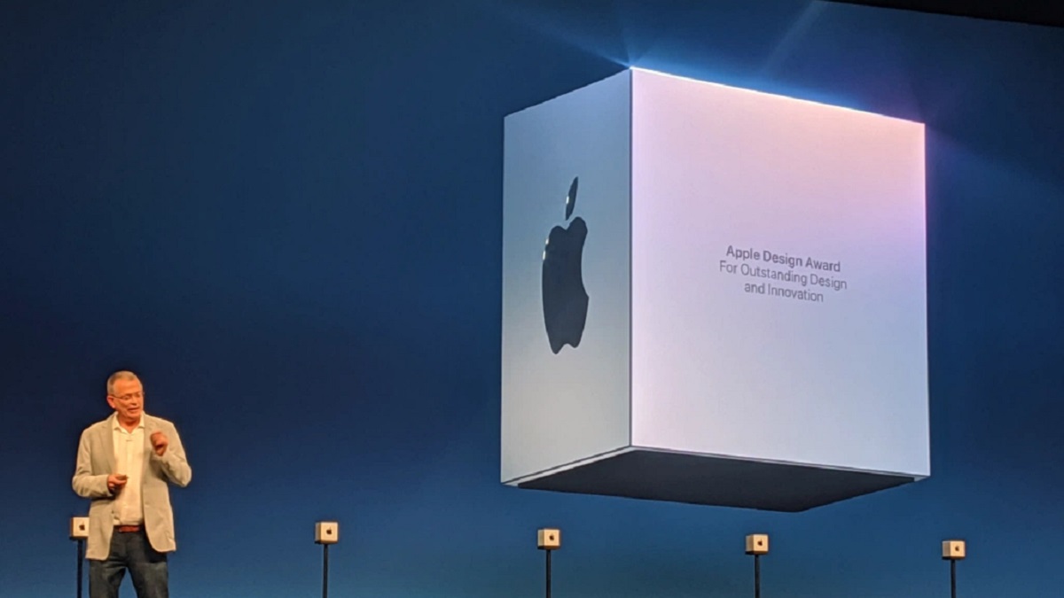 apple design awards: imagen del acto de entrega de premios