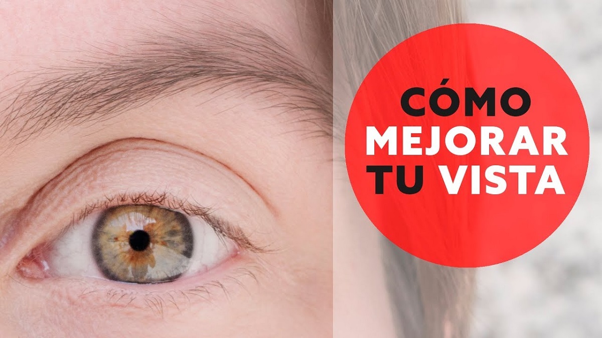mejorar la vista: imagen de un ojo acompañado del eslogan "cómo mejorar tu vista"