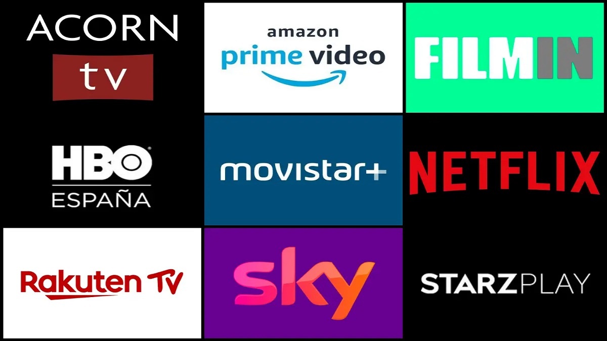accesibilidad de plataformas de streaming: imagen de los logos de algunas plataformas