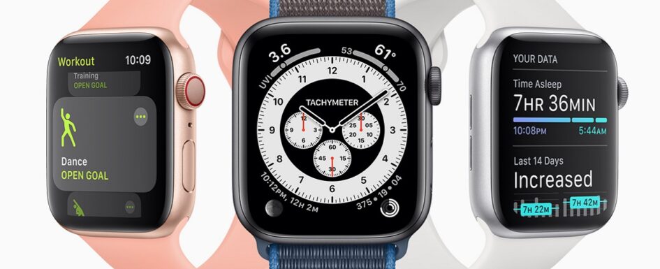 apple watch: imagen de diferentes modelos