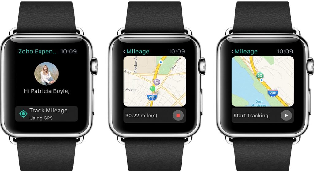 apple watch: imagen de algunas aplicaciones del reloj