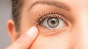 salud ocular: imagen de un ojo sano