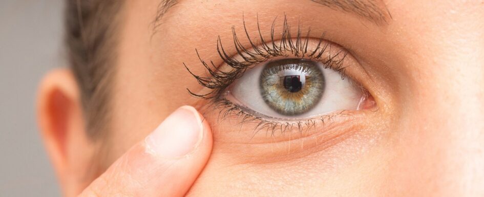 salud ocular: imagen de un ojo sano