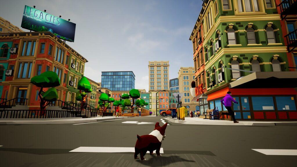 videojuegos accesibles: captura de pantalla del juego lost and hound