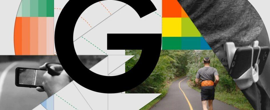 tecnología de google para atletas con ceguera: imagen de una persona usando project guideline